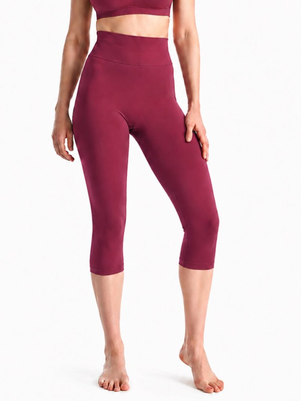KNIX Good To Go 23" Leggings Maroon XL Seamless High Rise Supportive Colorful